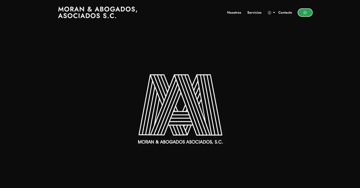 Proyecto Abogados Moran desarrollado por Aztlansoft