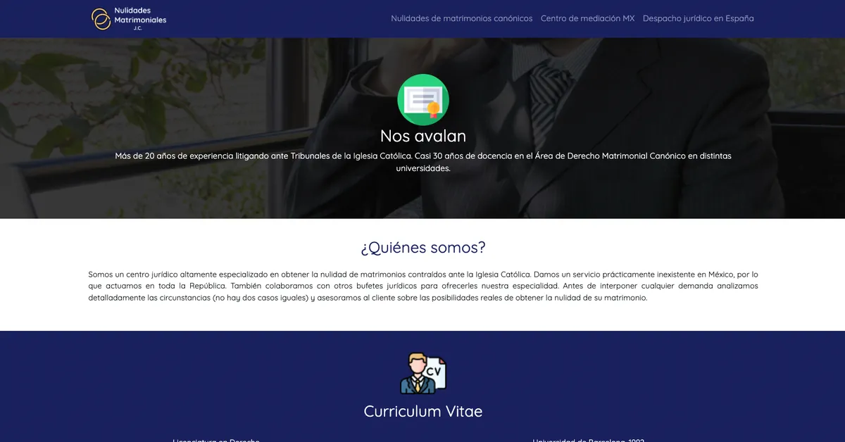 Proyecto Nulidades Matrimoniales desarrollado por Aztlansoft